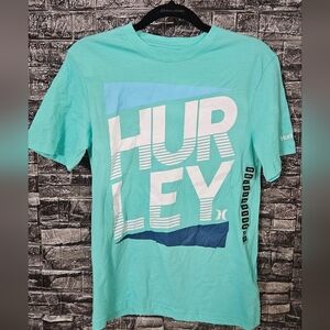 Hurley Youth Teal Graphic Tee